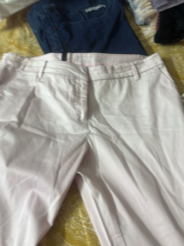 Light Pink Trousers withonly top