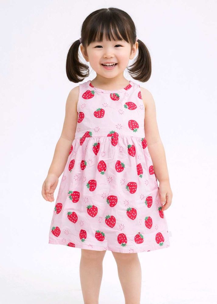 Strawberry Print Dress