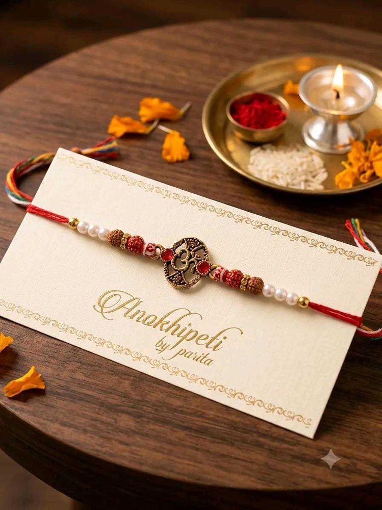 Elegant Om Rakhi (combo of 6)