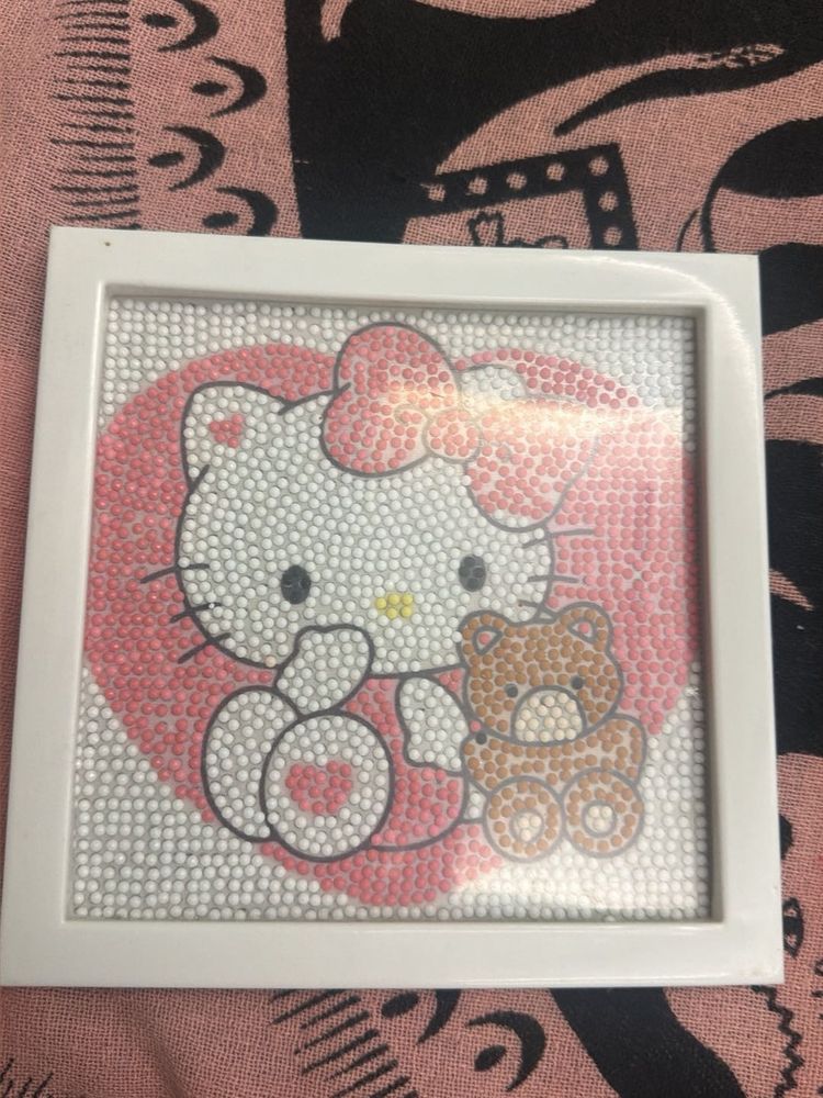 Cute Hello Kitty Diamond Painting