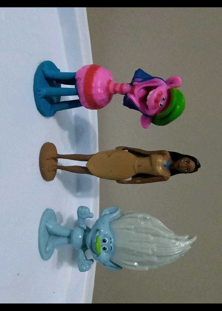Trolls &amp; Pocahontas Figurines Lot