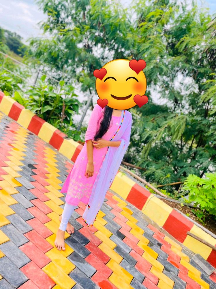 Baby Pink Kurti