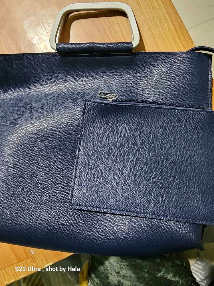 Chic Navy Handbag