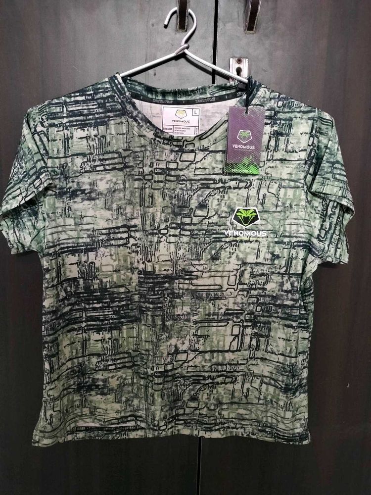 Army Green Gym Tshirt
