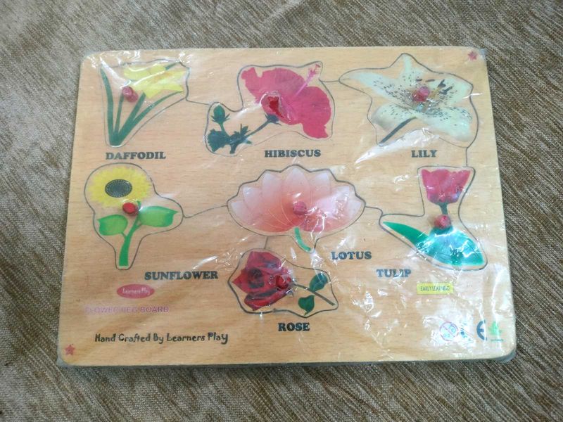 Learners Play Flower Puzzle