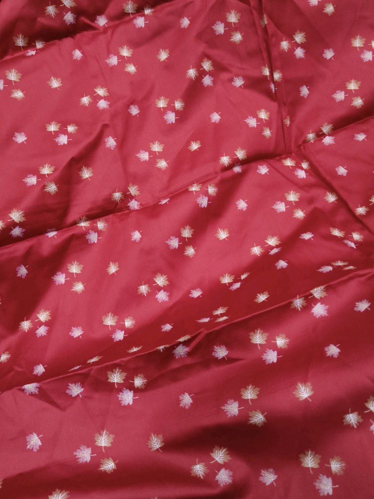1.5 Metre Blood Red Colour Cotton Material