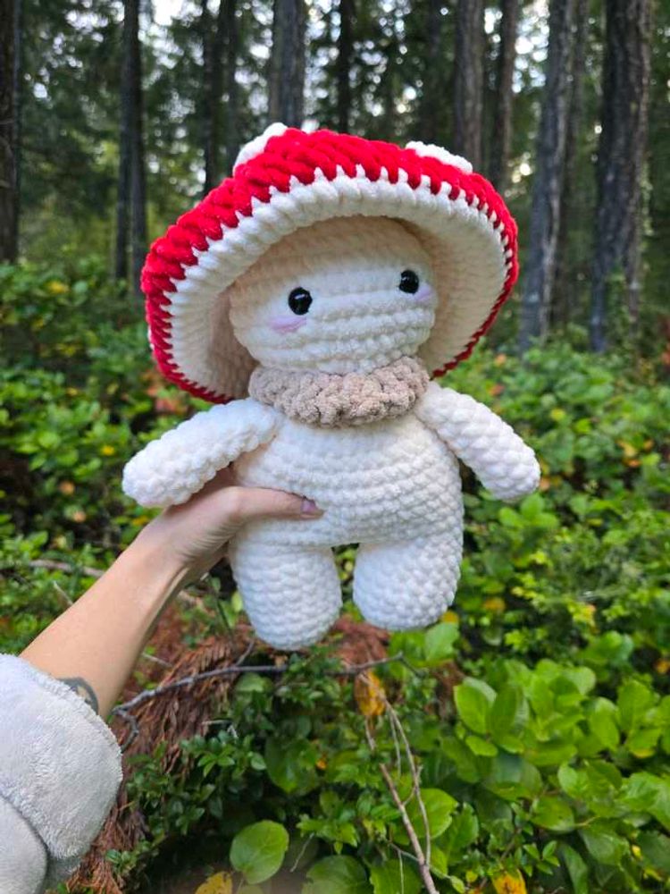 Handmade Crochet Mushroom Plush
