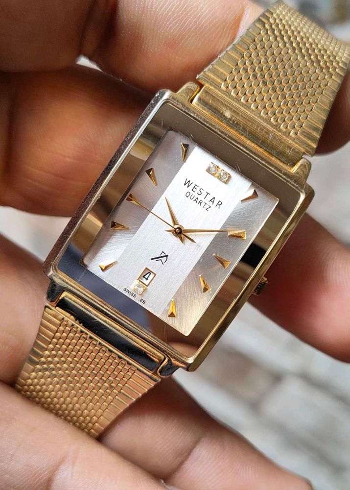 WESTAR Quartz Watch - Gold Tone