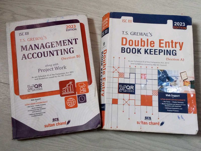 T.S. GREWAL'S Accounting Books Class 12 ISC