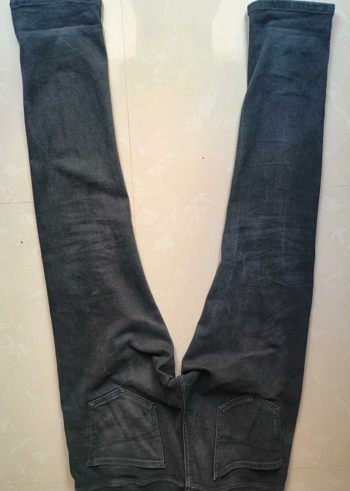 Classic faded black Denim Jeans