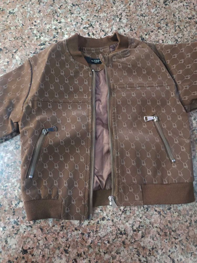Stylish Brown Designer Print Jacket