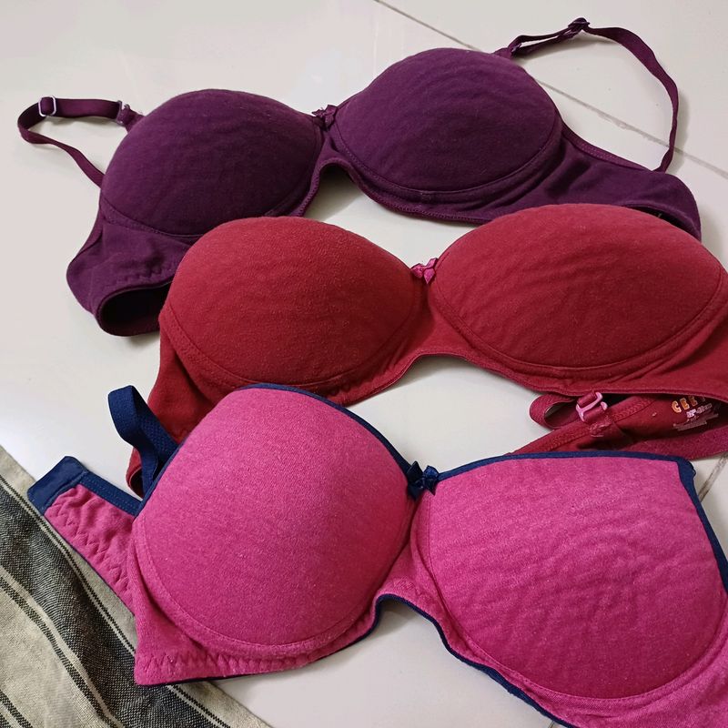 3 Unused Lightly Padded CEE 18 Bra