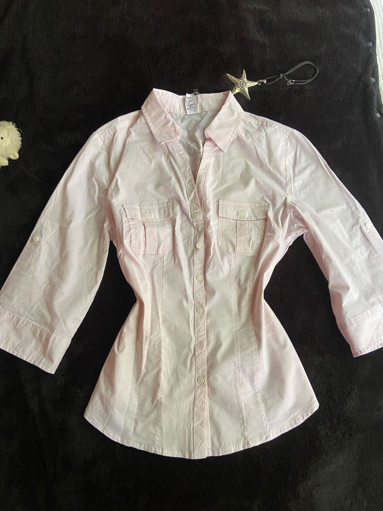 y2k pink shirt