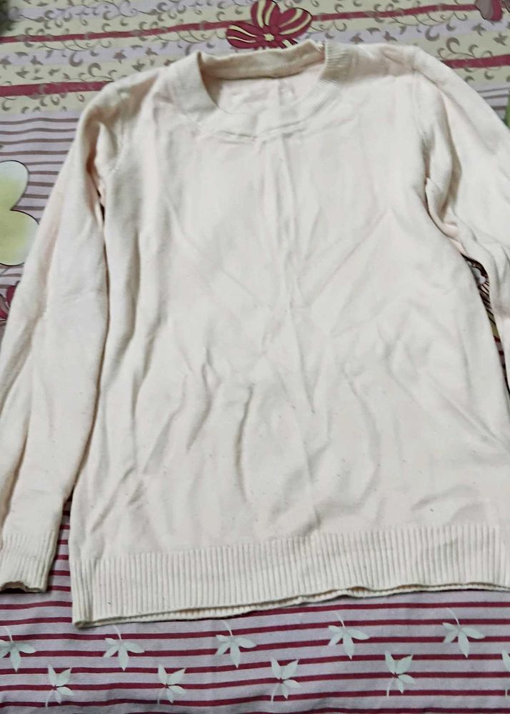 Cream Knit Sweater