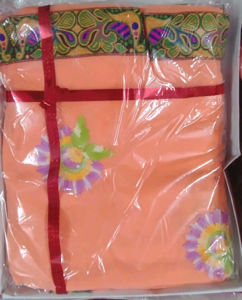 Jaipuri Border Saree♥️