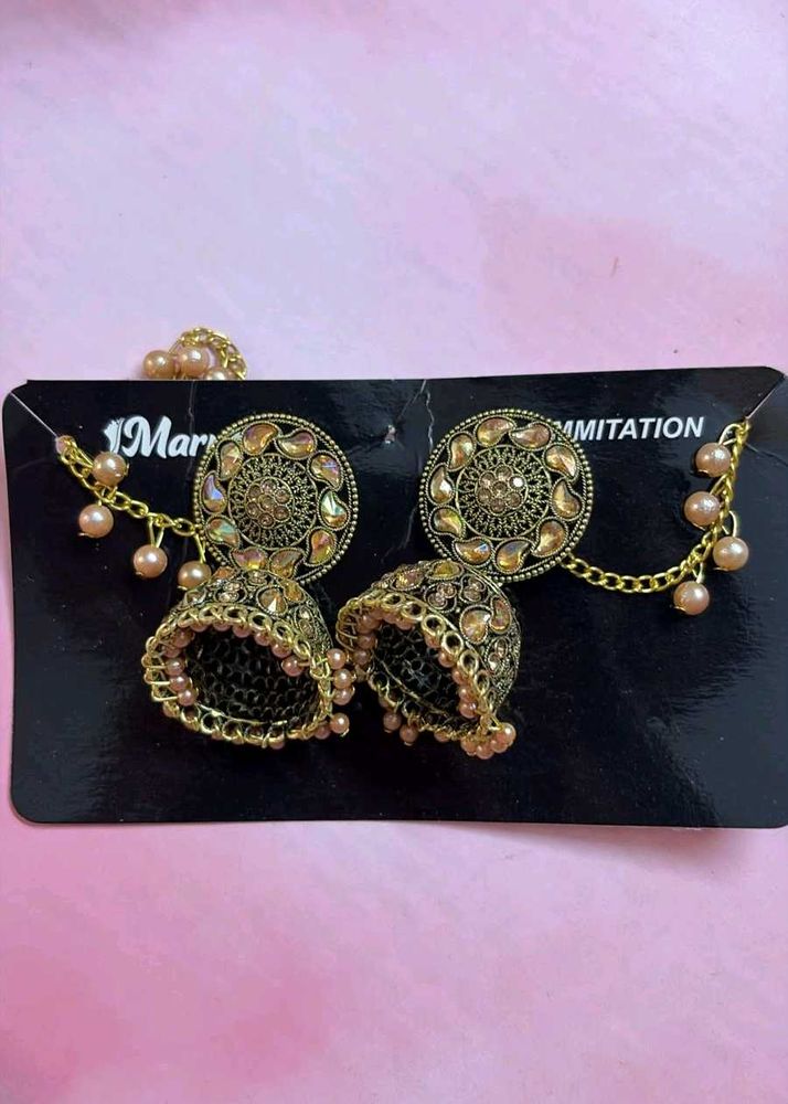 Antique Jhumka Earrings