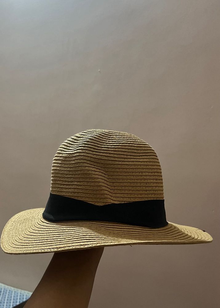 Stylish Straw Fedora Hat