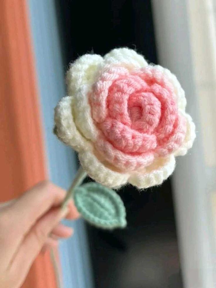 Crochet Rose Flower