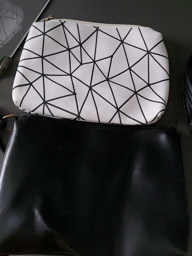 Cosmetic &amp; Shoulder Bag Bundle