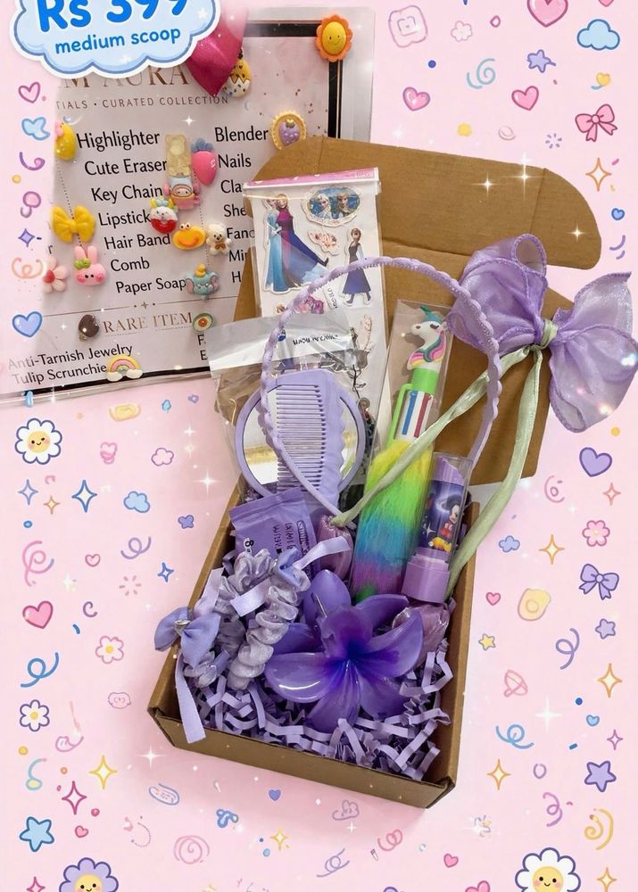 Kawaii Purple Aesthetic Gift Box