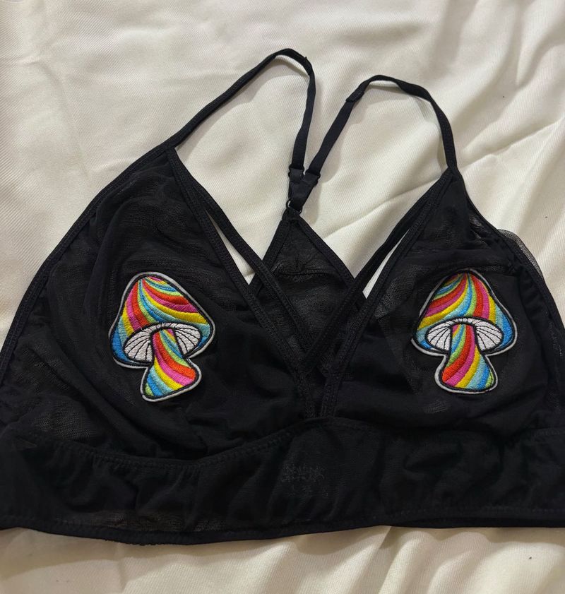 🌈mesh bralette 🖤