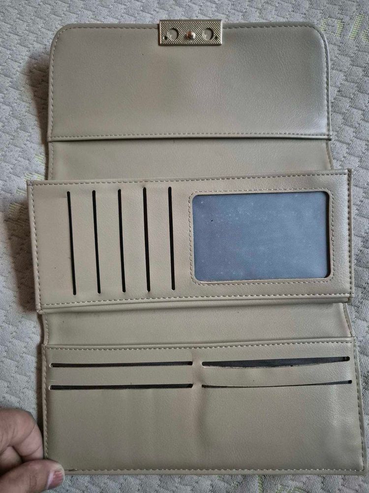 Elegant Beige Wallet for Women
