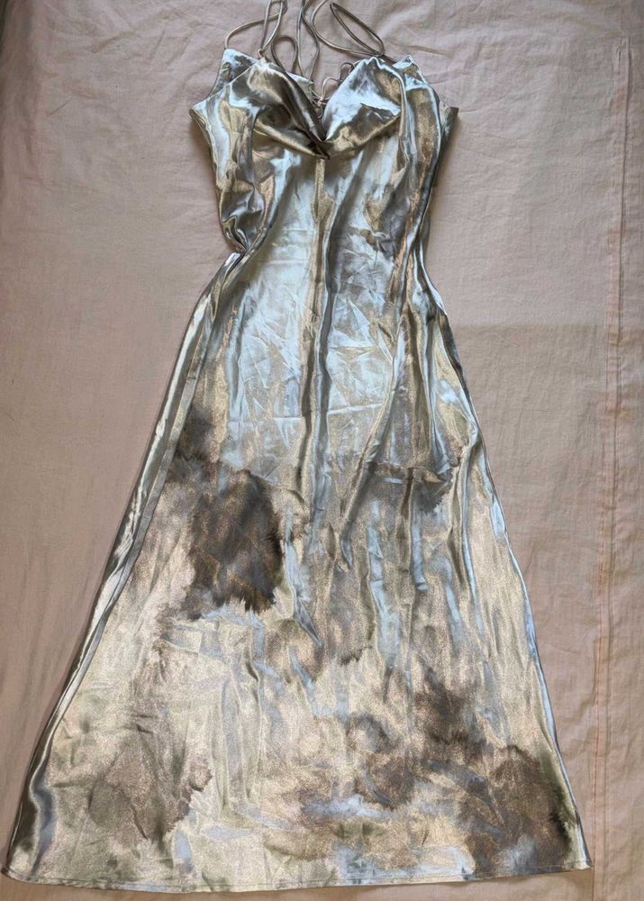 Silky Tie-Dye Maxi Dress