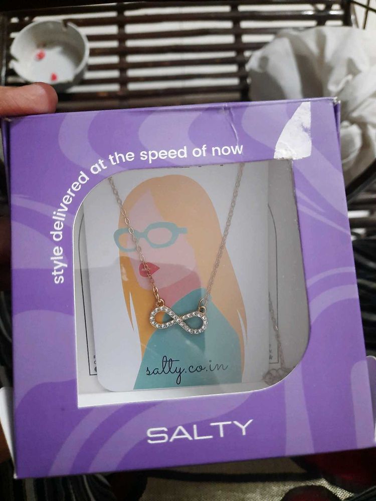 Salty Infinity Necklace