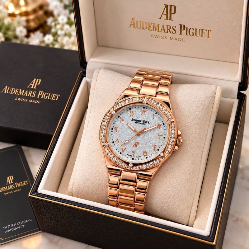 Audemars Piguet Rose Gold Diamond Watch
