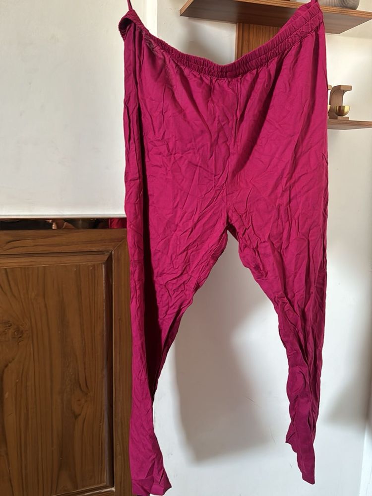 Magenta  Salwar Pants