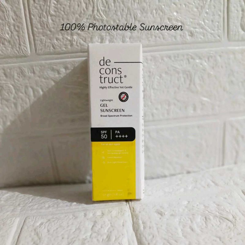 Deconstruct Lightweight Gel Sunscreen SPF 50