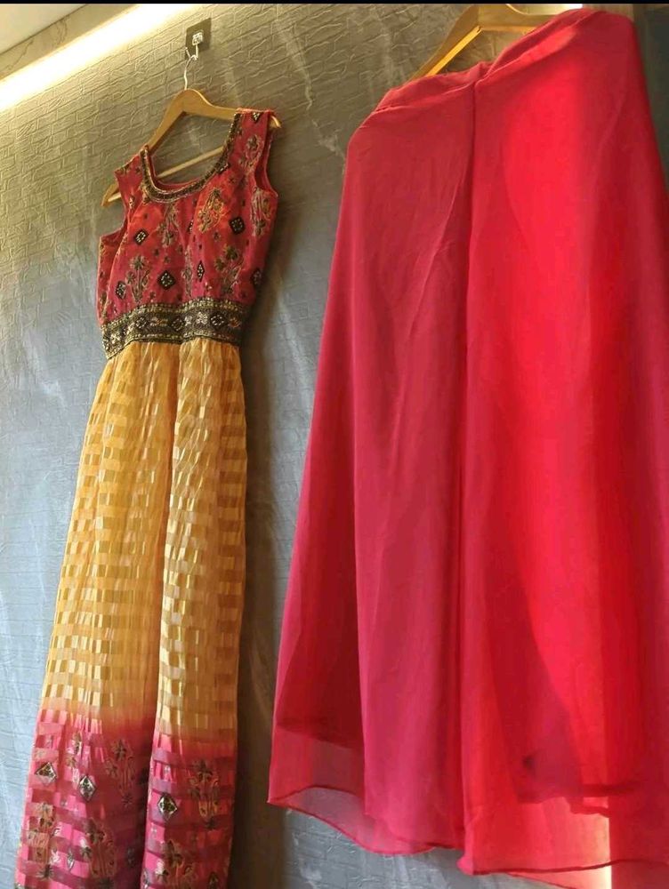 NEW indo western 40 size ombre partywear