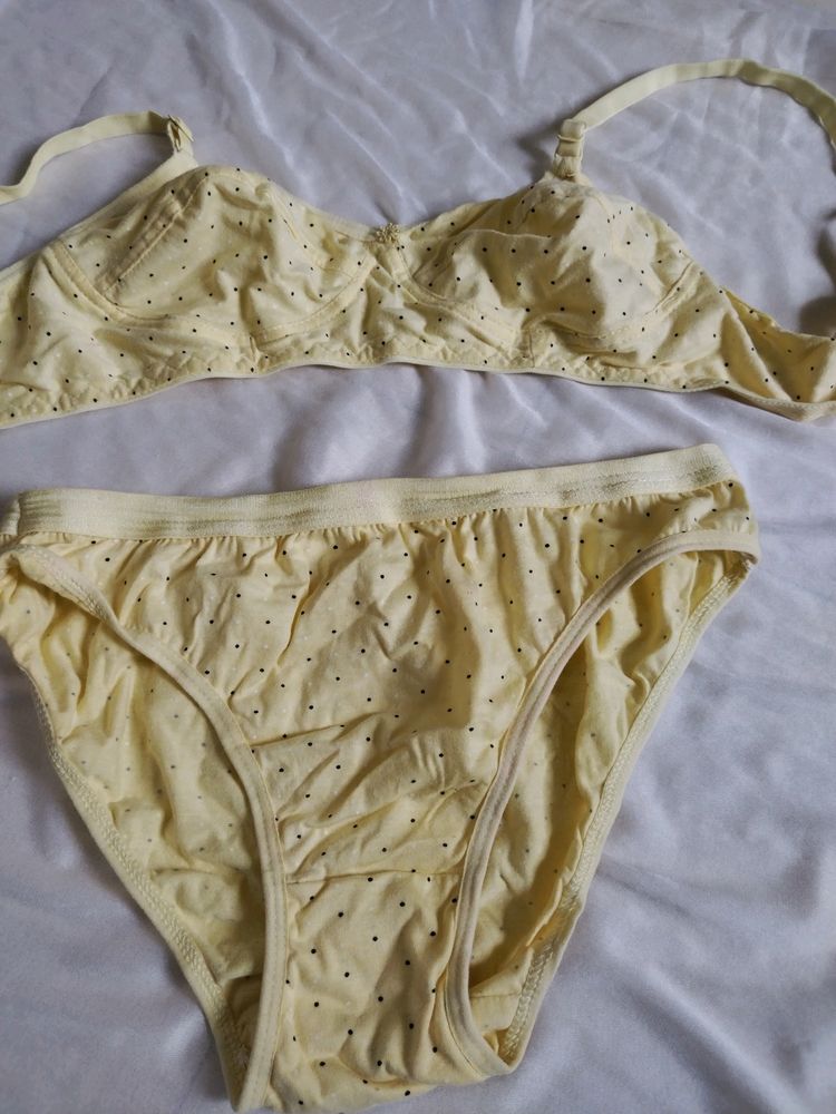 Bra-panty Yellow