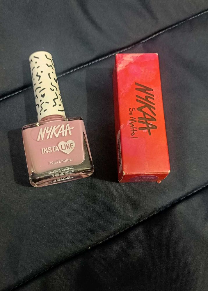 It's Lipstick And Nail paint