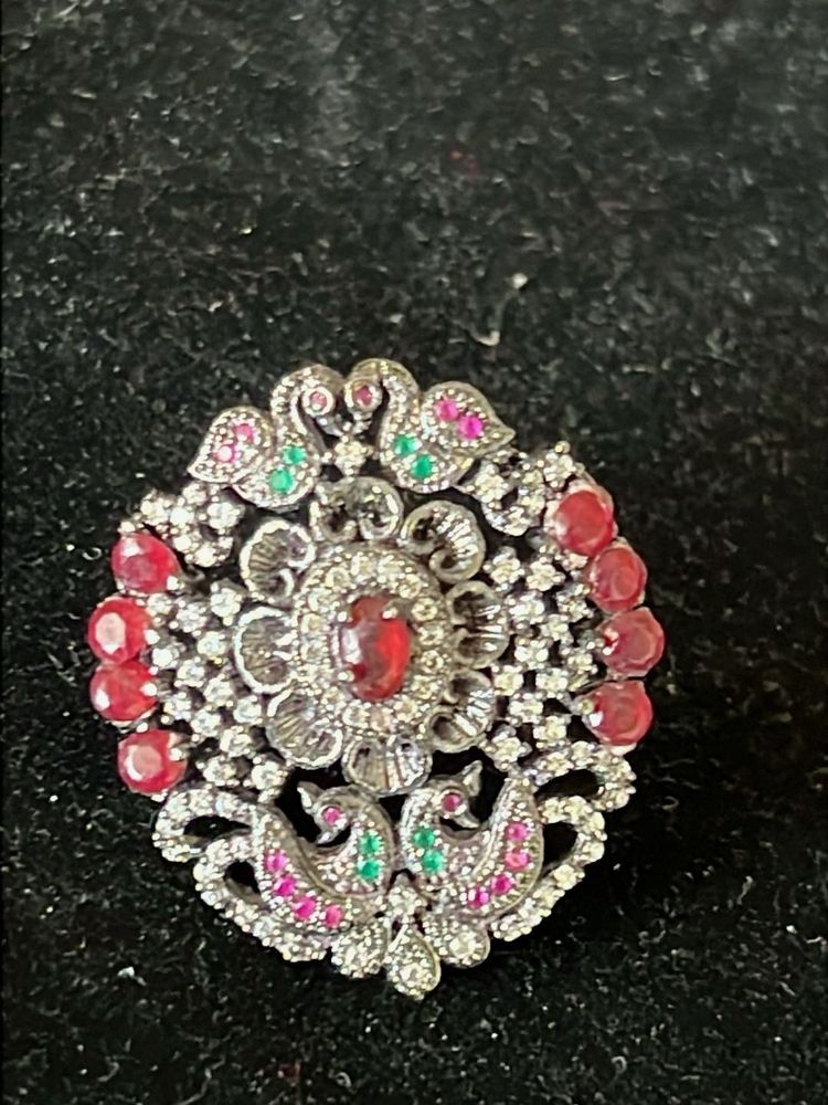 Exquisite Peacock Design Ring