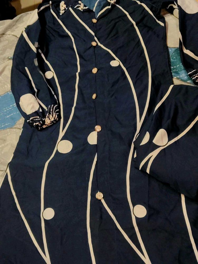 Stylish Navy Blue co-rd set 💙✨