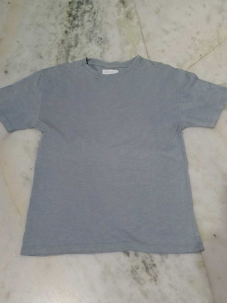 Blue Basic Tee