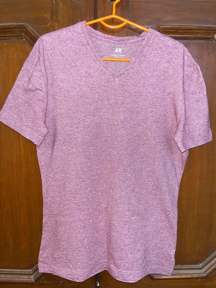 Slim Fit V Neck Tshirt