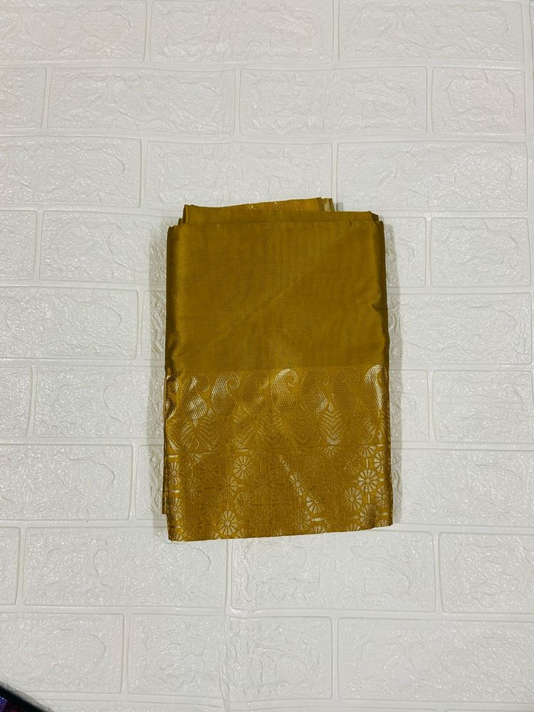 Beautiful Mustard Yellow Saree