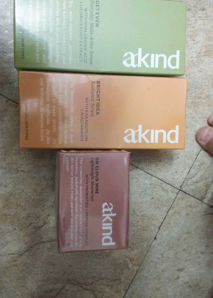 Ak Kindly Skincare Set - Serums &amp; Moisturizer