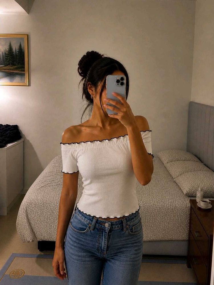 New with tag Off Shoulder White Top
