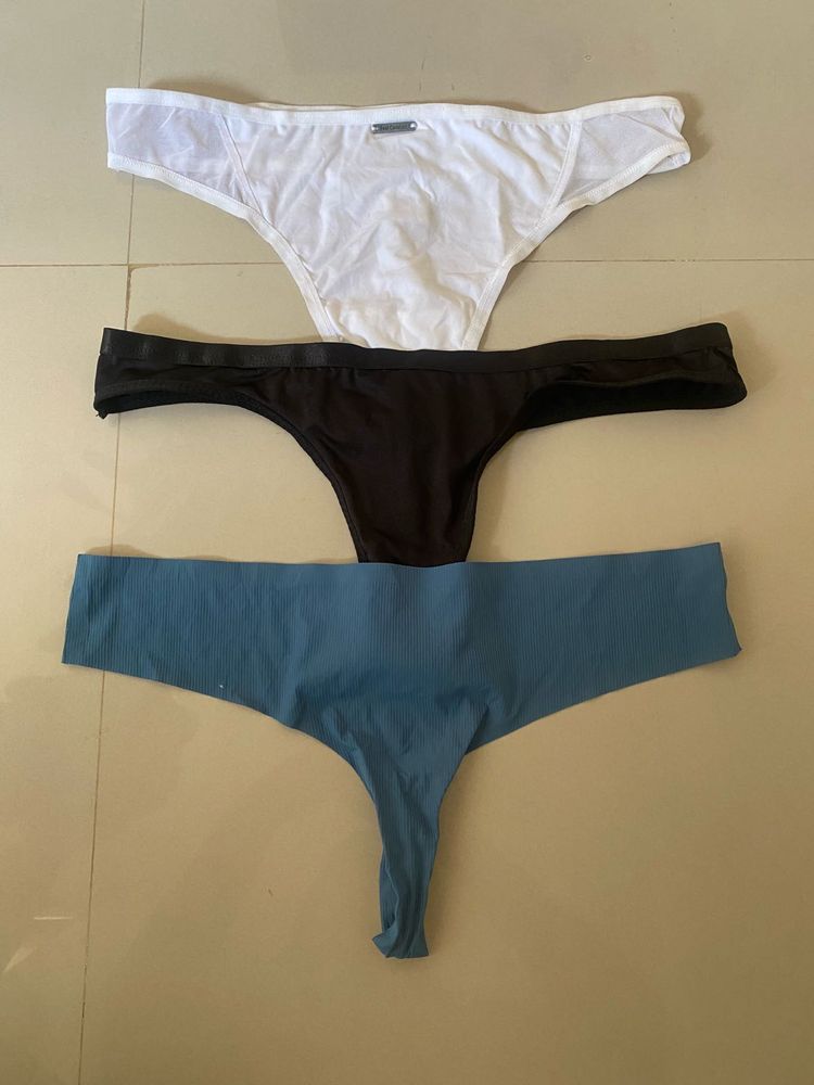 Thong Panties Set - 3 Pack