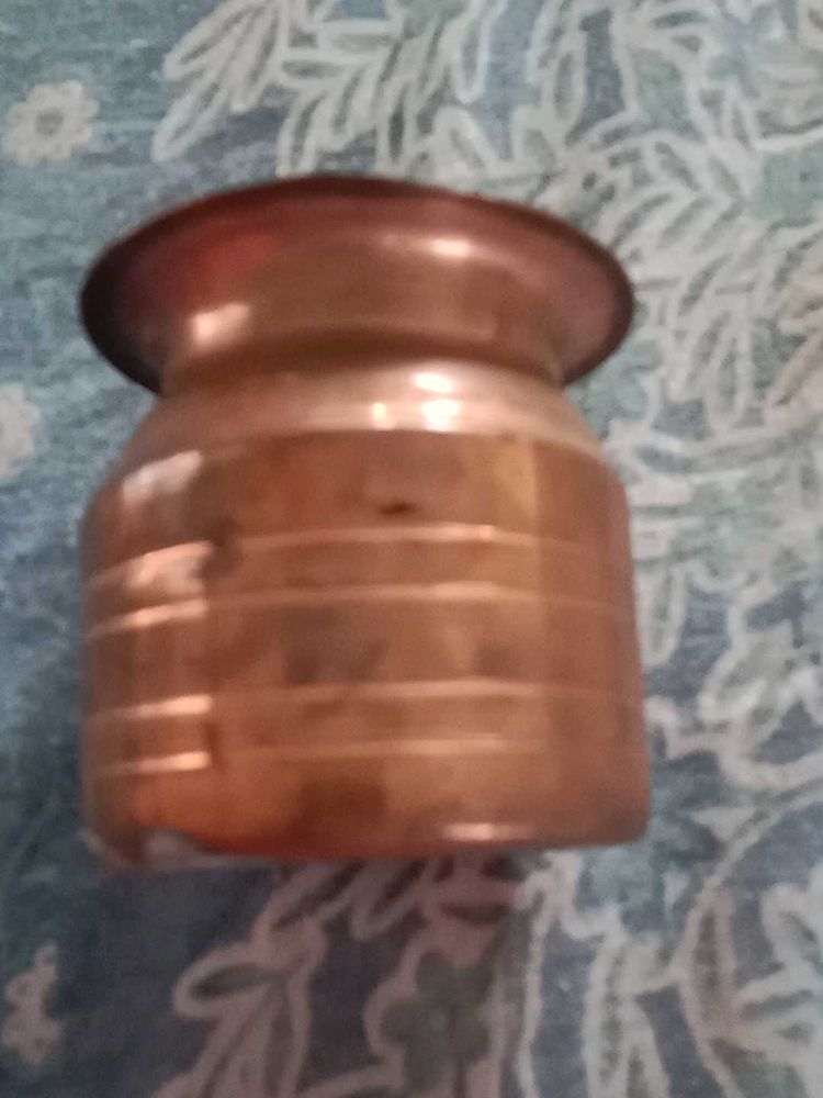 Vintage Brass Utensil Pot