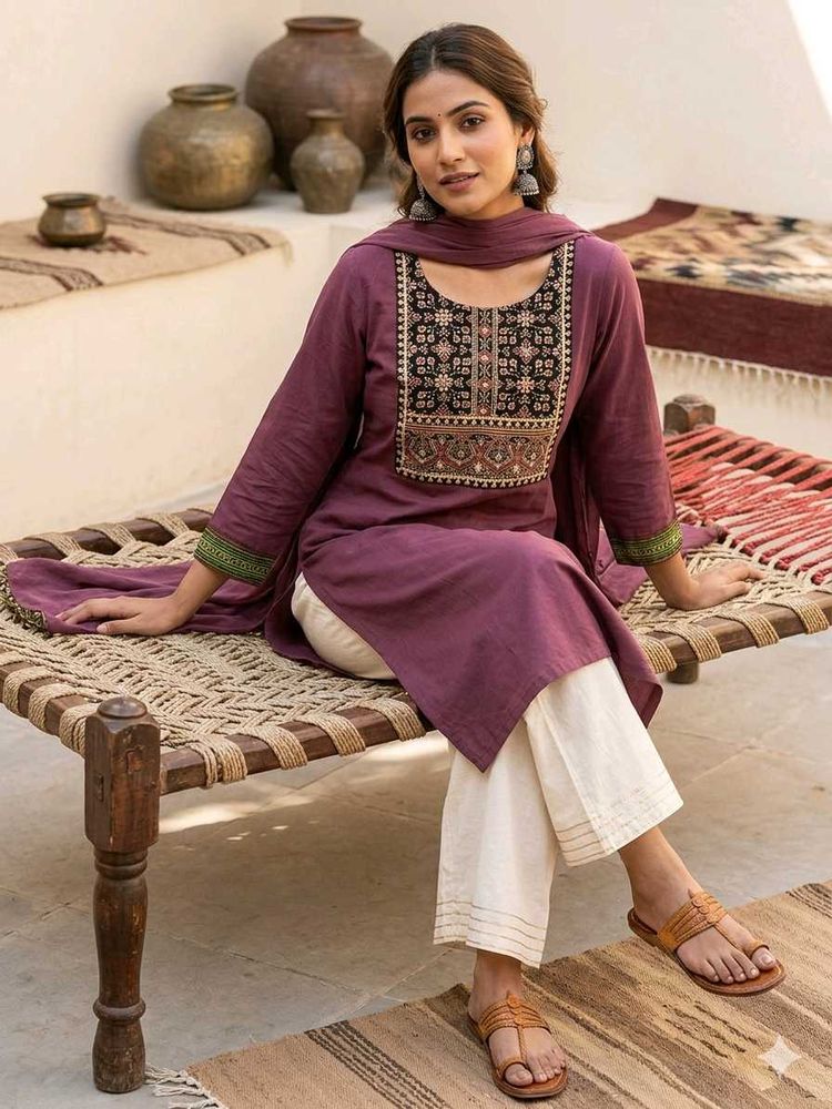 Embroidered Kurta