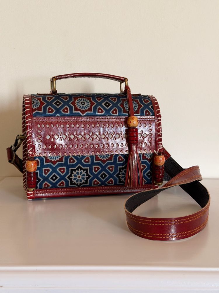 Handmade Bohemian Leather Handbag