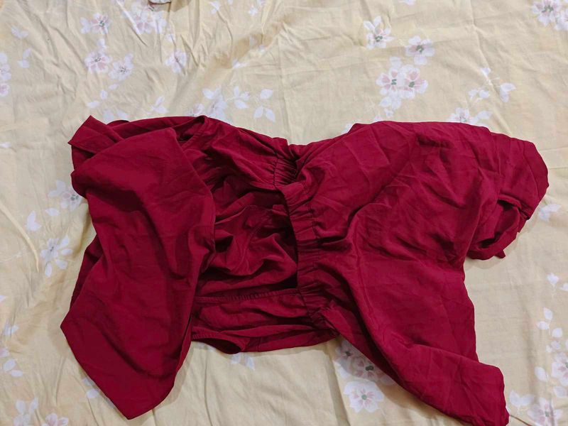 Red jumpsuit