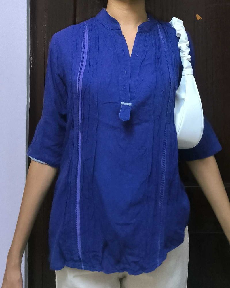 Blue Tunic Top