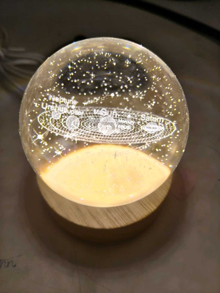Solar System Crystal Ball Light