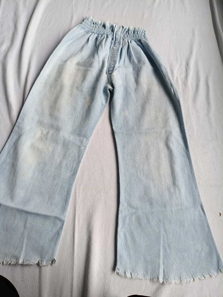Light Wash Flare Jeans