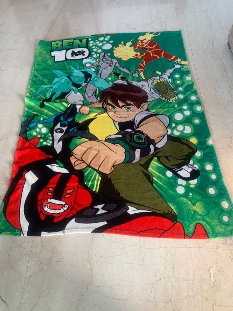 Ben 10 Soft Single Blanket dohar For Kids